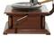 Copper Wood and Metal Vintage Gramophone, 28" x 18" x 16"